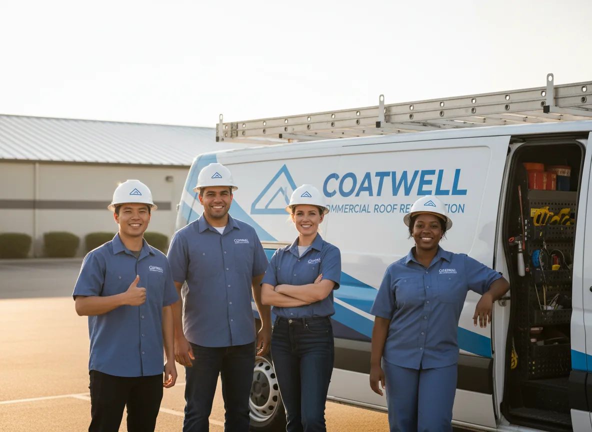 Commercial roof coating company in Gillett, PA